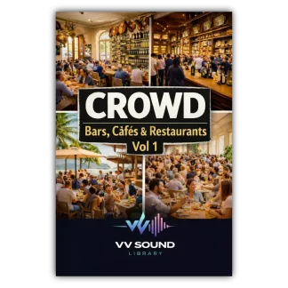 Crowd - Bars, Cafés & Restaurants Vol 1 sound effects library