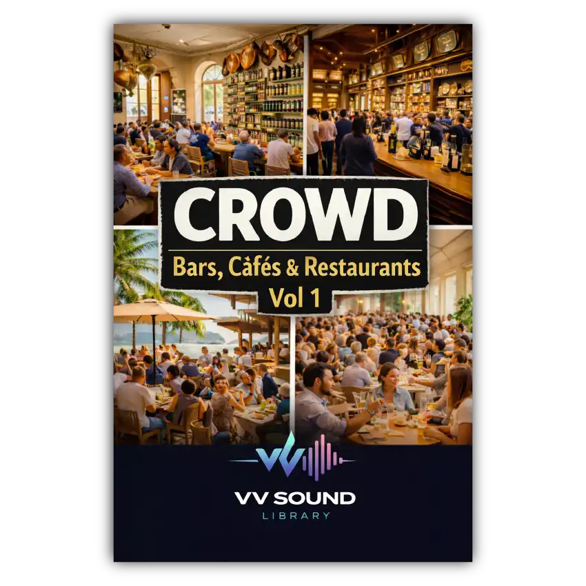 Crowd - Bars, Cafés & Restaurants Vol 1 sound effects library