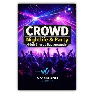 Crowd - Nightlife & Party – High Energy Backgrounds sound effects library