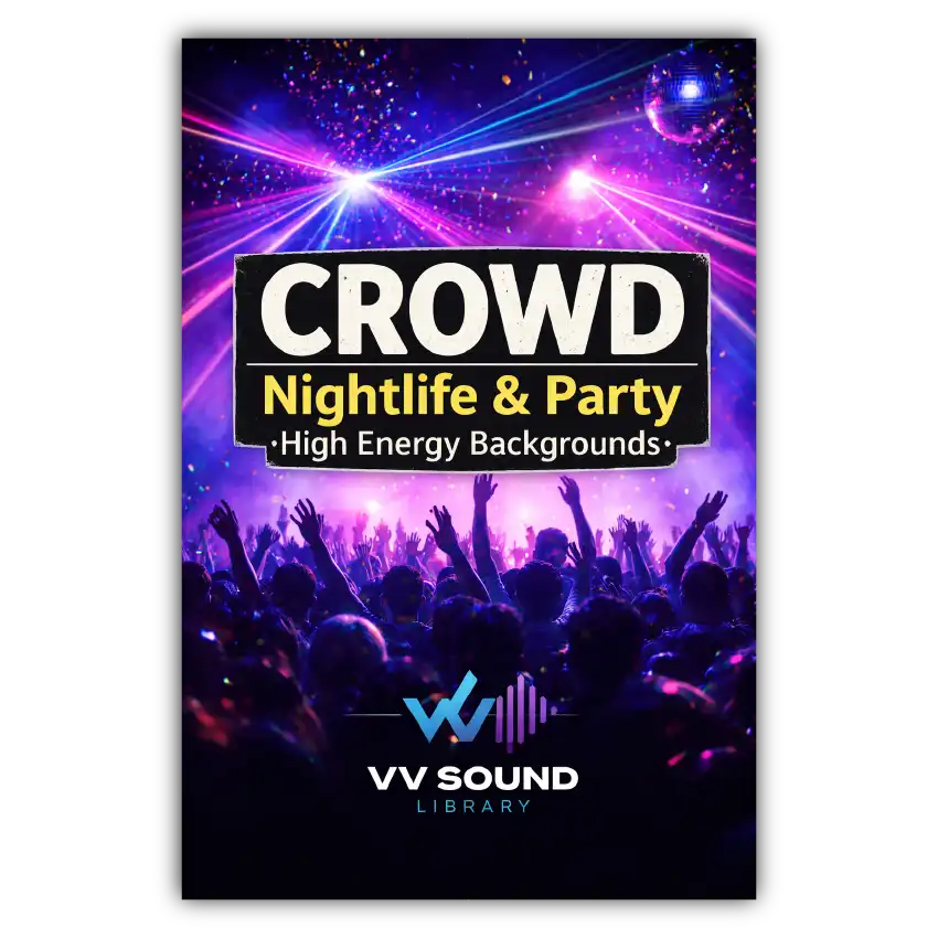Crowd - Nightlife & Party – High Energy Backgrounds sound effects library