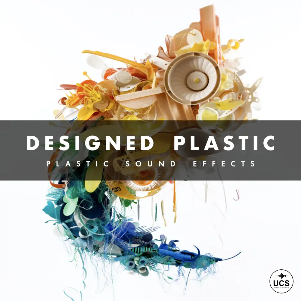Designed Plastic - Cover - UCS gregor quendel cinematic sound effects sound library sci-fi science fiction designed plastic