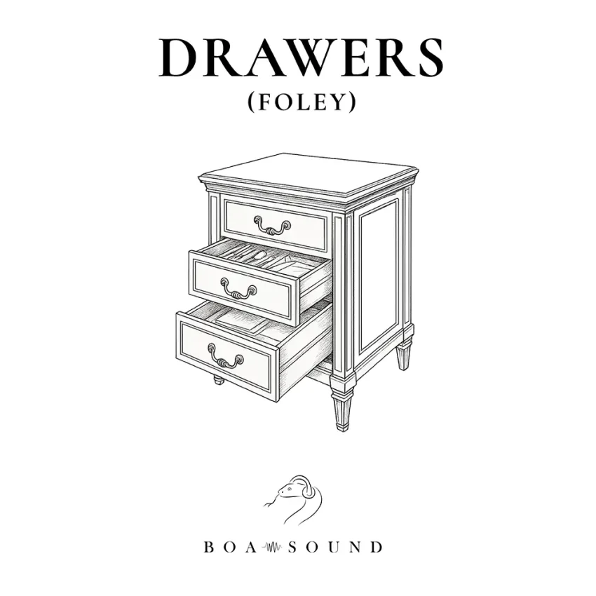 drawers sound effects library