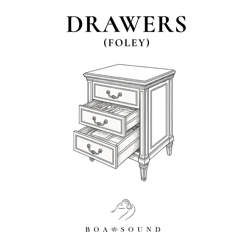 drawers sound effects library