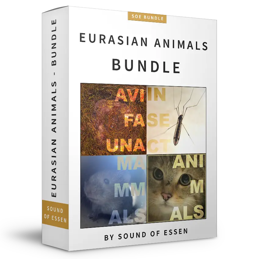 eurasian animals sound effects bundle