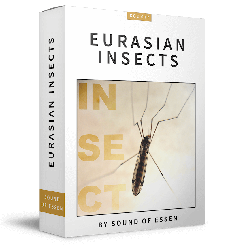 Eurasian Insects Sound Effects Library