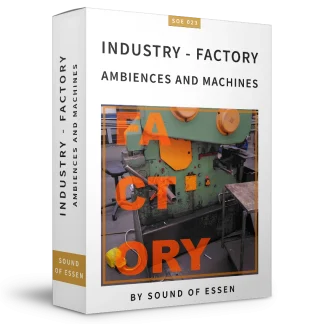 Industry - Factory Ambiences and Machines sound effects library