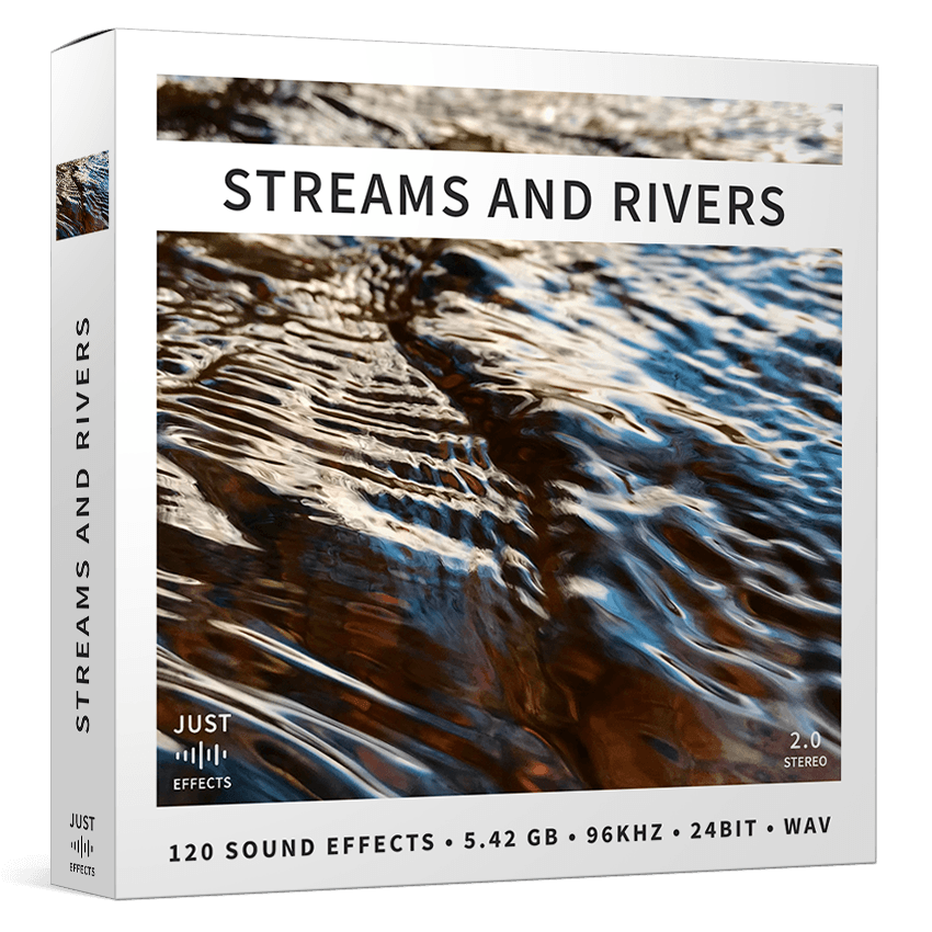 Streams and Rivers sound library | sound effects | water