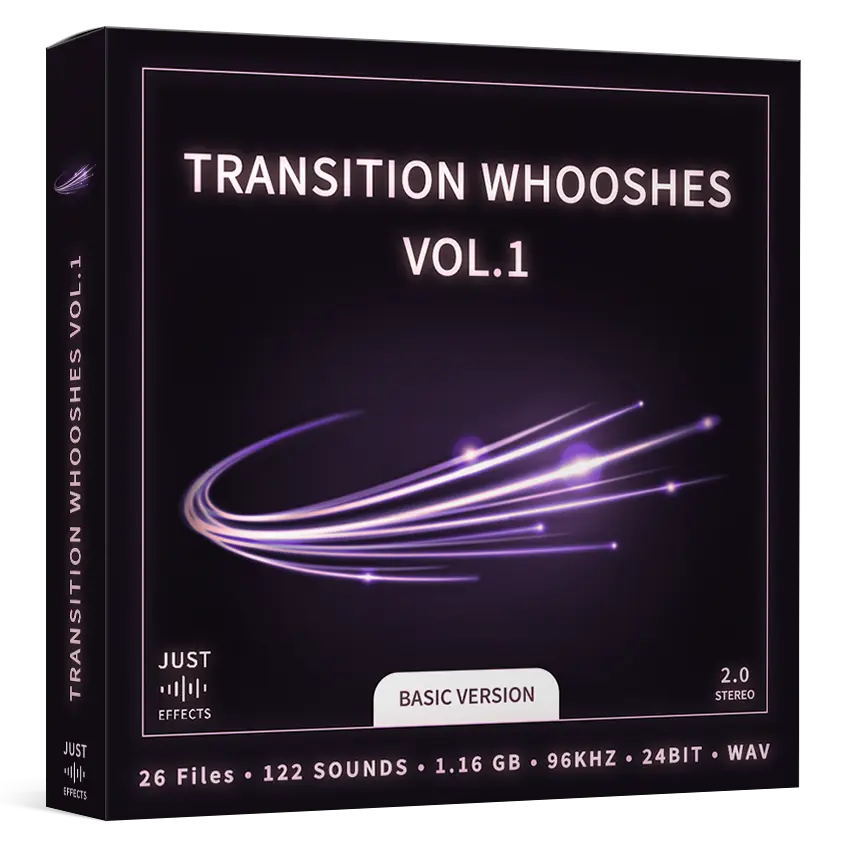 Transition Whooshes Vol.1 | Sound Effects Library