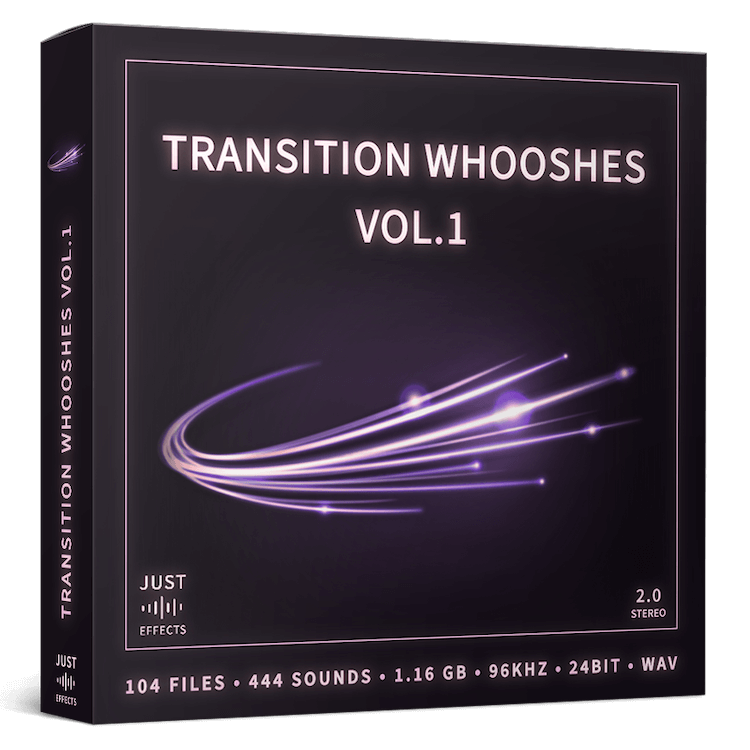 Transition Whooshes Sound Effects Library