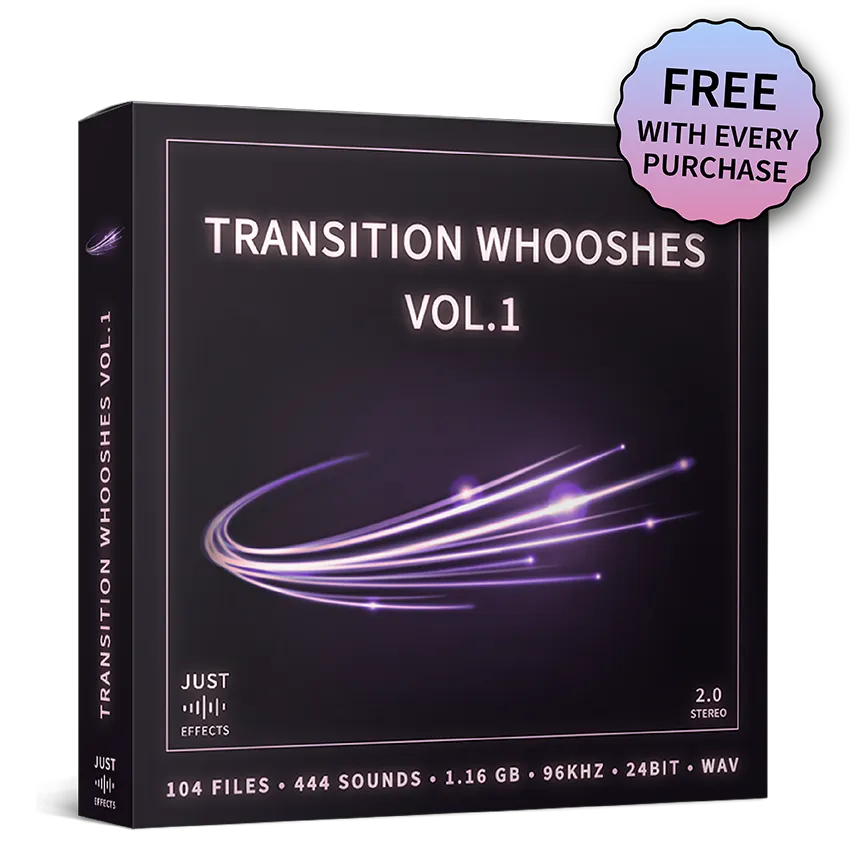 Transition Whooshes Sound Effects Library