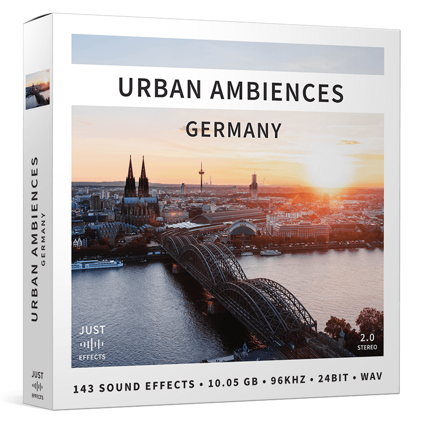 Urban Ambiences city sounds library Just Sound Effects