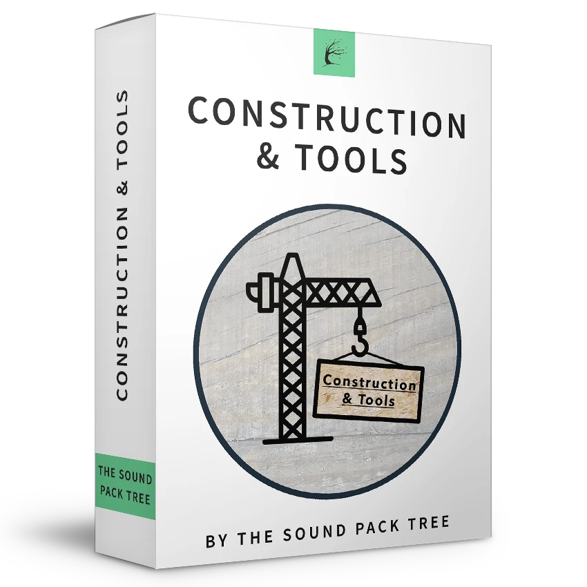 construction & tools sound effects library the sound pack tree just sound effects