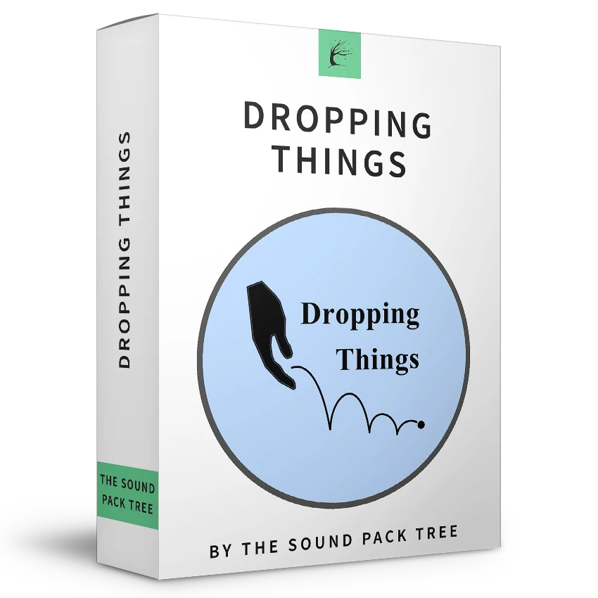 Dropping Things, Sound Effects Library, Sound Library, Sound Effects, Sound Design, Foley, Material, Just Sound Effects, The Sound Pack Tree