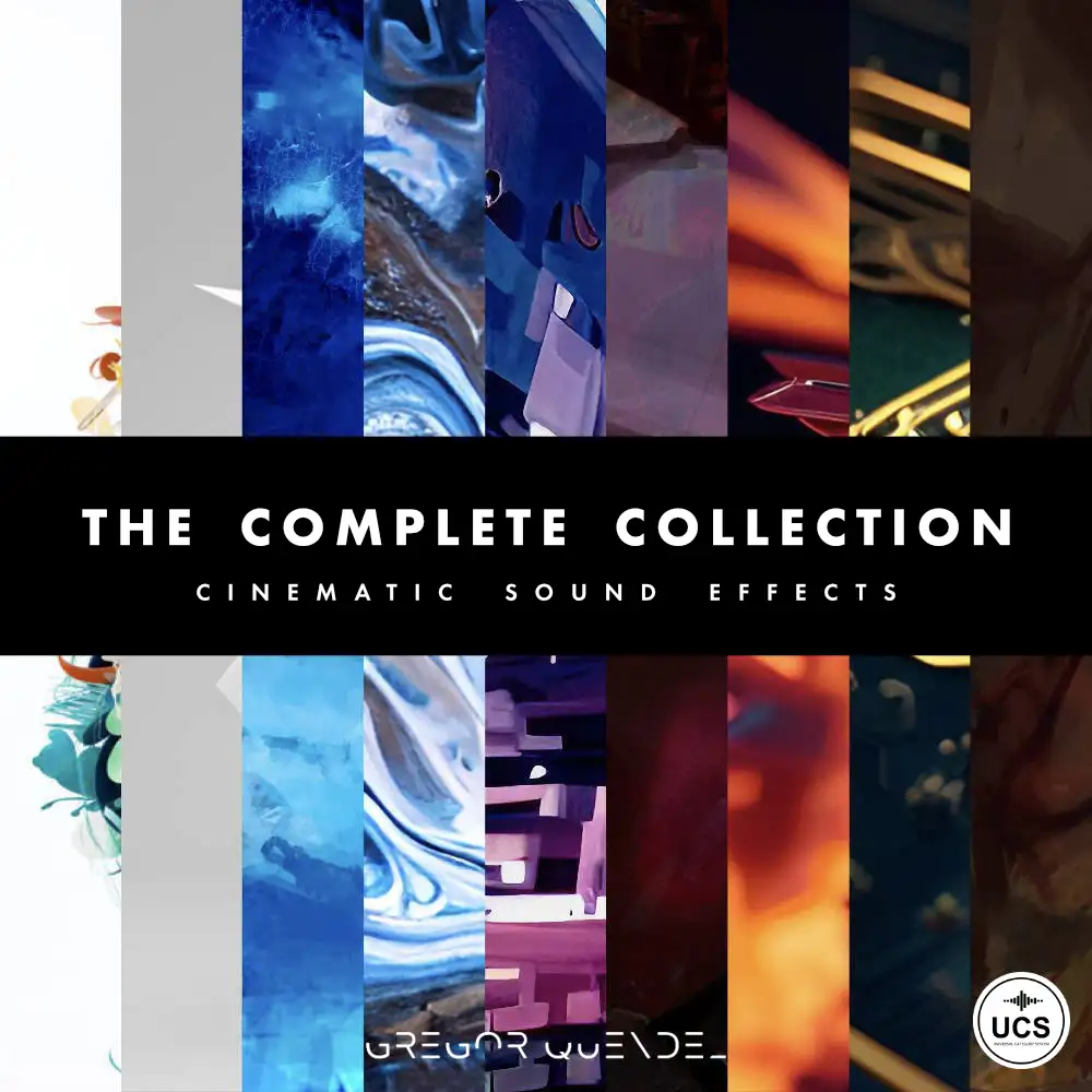The Complete Collection - Cover - UCS gregor quendel cinematic sound effects sound library bundle complete collection