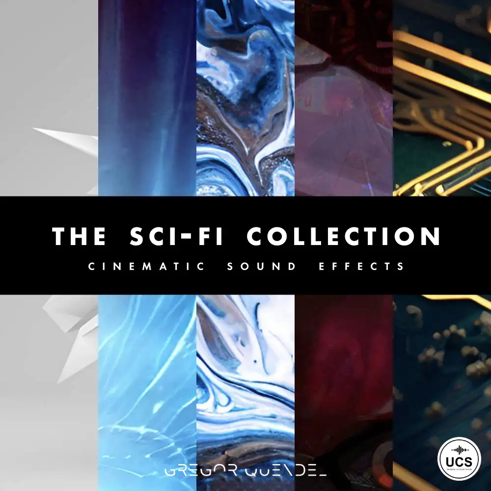 The Sci-Fi Collection - Cover - UCS gregor quendel cinematic sound effects sound library sci-fi collection science fiction futuristic
